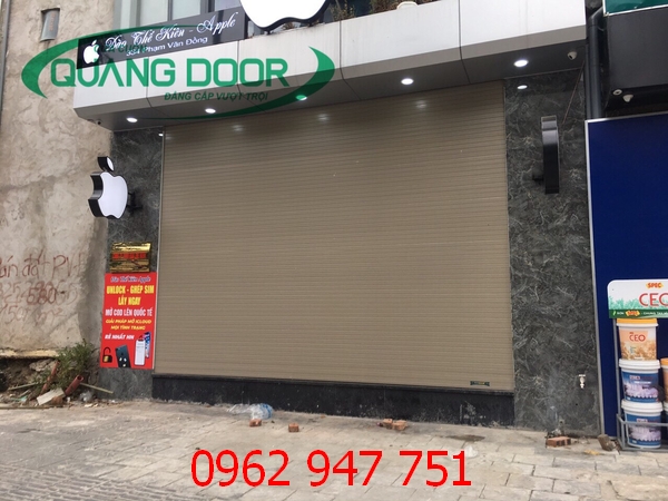 Lắp đặt cửa cuốn tại ngân hàng BIDV Hà Nội