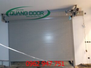 lắp đặt cửa cuốn tại ngân hàng Techcombank Hà Nội